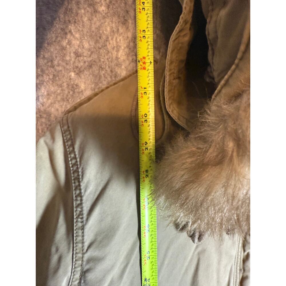 Relwen Womens Parka Jacket Faux Fur Hood Removable Hood and Lining - Large - Picture 9 of 9